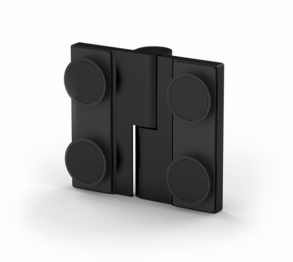 Shower door hinge Arta FM, glass-glass 135-180°